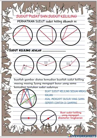 Sudut Pusat dan sudut keliling