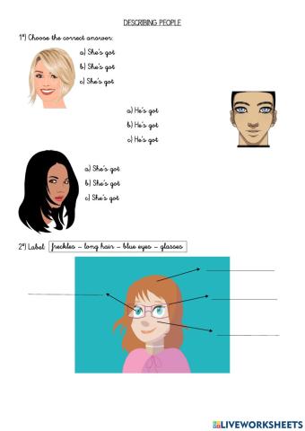 Describing people