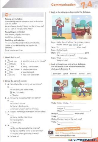 Go Getter 3 unit 7.4