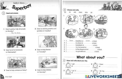 Fly High 2. Sally's Story. Superboy.