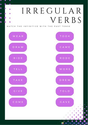Irregular verbs