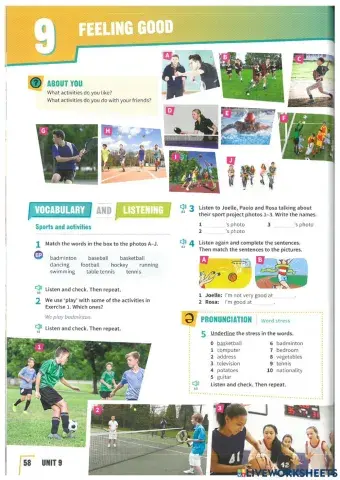 Prepare a1 level 1 page 58