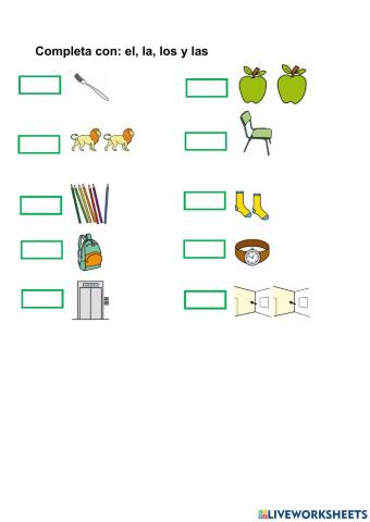 Sustantivos: género y número