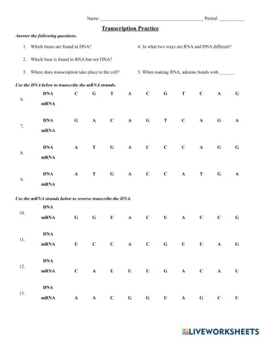 Transcription Practice