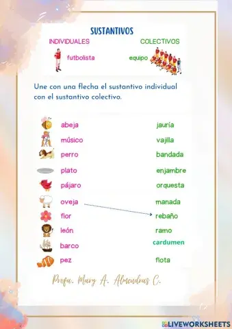 Sustantivo  Colectivo