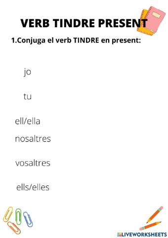 Verb tindre