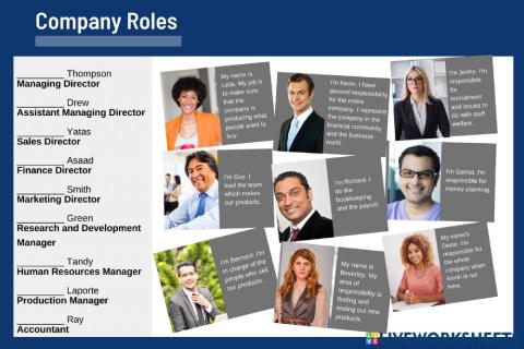 Company Roles