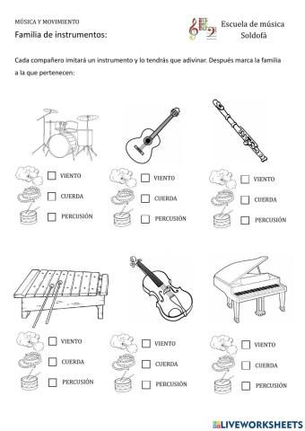 Familia de instrumentos