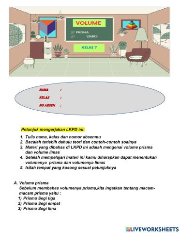 Volume prisma dan limas