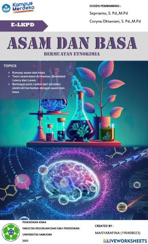 Lkpd elektronik asam basa bermuatan etnokimia