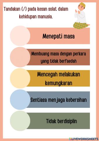 Kesan Solat dalam Kehidupan