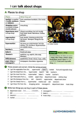 Basic Vocabulary-37 Shops