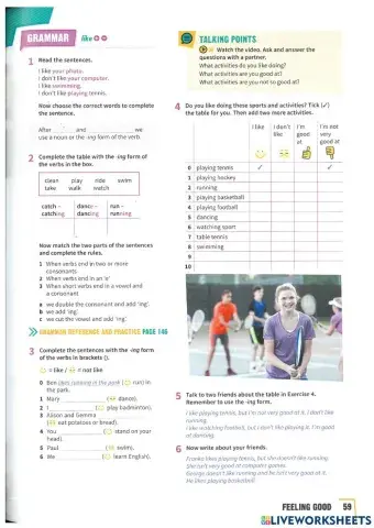 Prepare a1 level 1 page 59