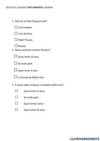 Comprensió oral: text expositiu