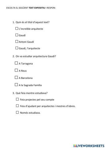 Comprensió oral: text expositiu