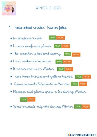 facts about winter