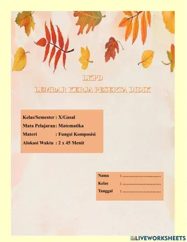 LKPD Fungsi Komposisi
