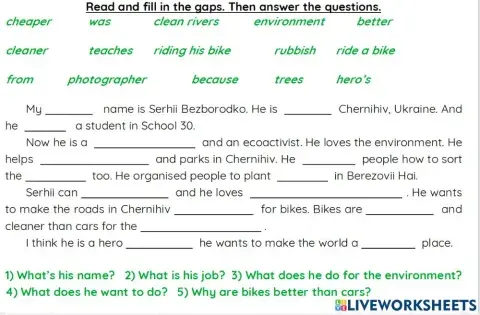 My hero. Smart Junior 4. Project 6