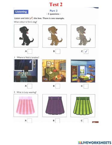 Part 3 - Tick the box