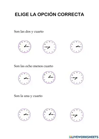 Las horas