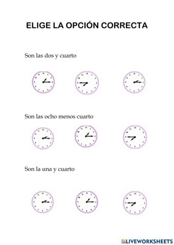 Las horas