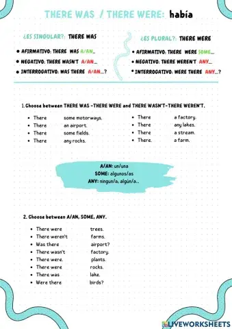 There was - there were (KIDS CAN)