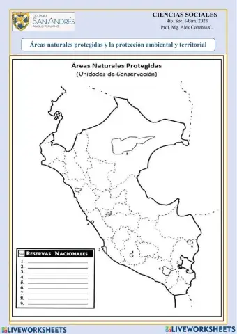 Áreas Naturales  Protegidas 2023