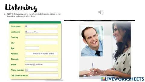 Listening International student