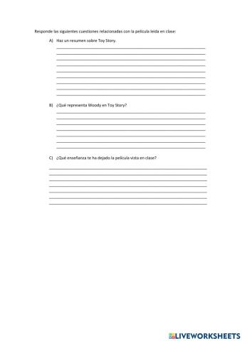 Preguntas sobre la película