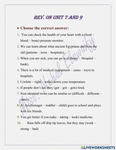 Revision on connect plus 3