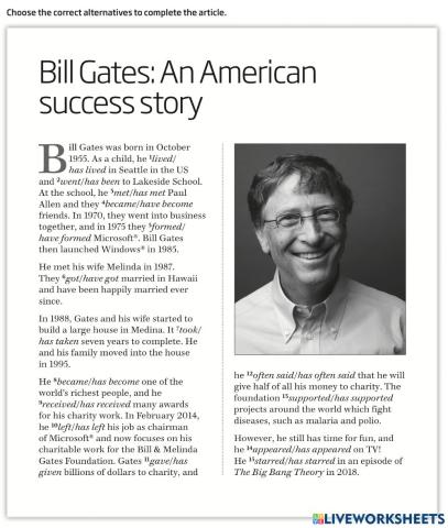 B1.1 3A Grammar: Present Perfect and Past Simple