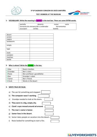 Reading book -lost in the desert-