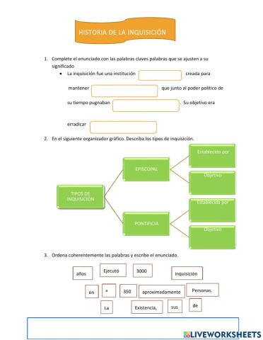 Historia de la inquisición