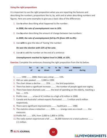 IELTS WT1 Prepositions