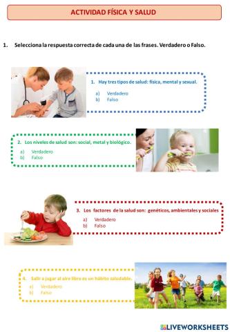 Actividad física y salud