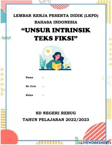 Tugas Bahasa Indonesia Kls VI Tema 9 Teks Fiksi