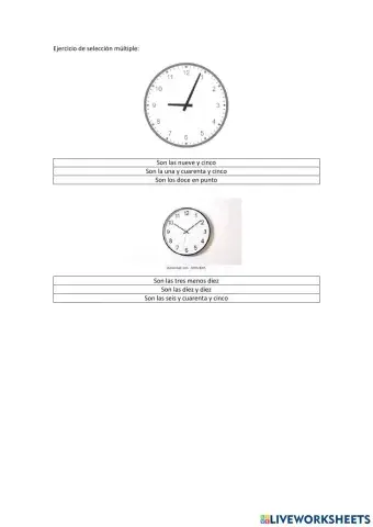 Selección múltiple