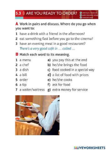 Are you ready to order?