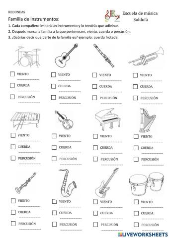 Familia de instrumentos