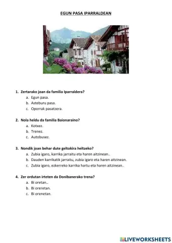 Egun pasa iparraldean