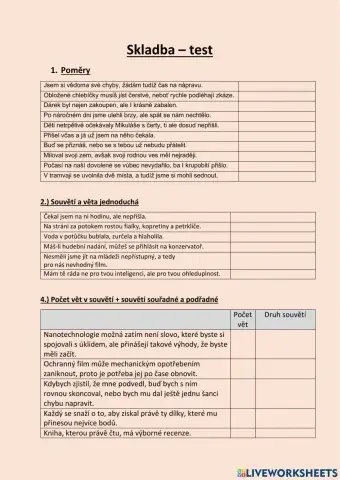 Skladba - test
