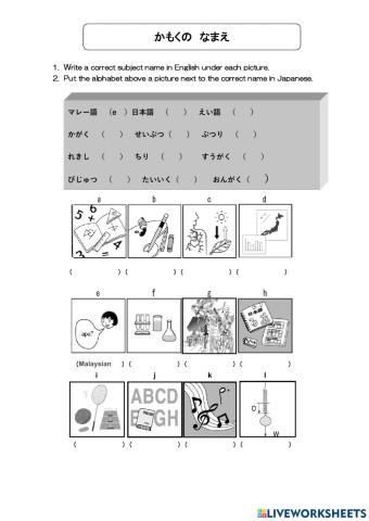 Level II Unit 2 科目の名前