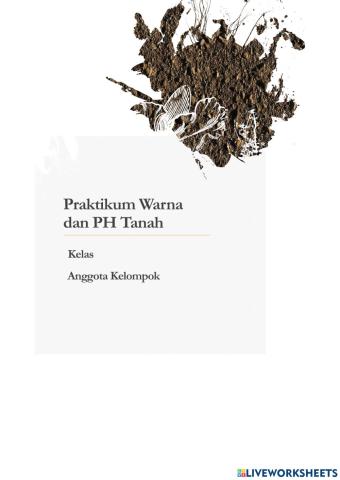 Praktikum warna dan pH tanah