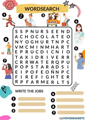 Jobs wordsearch