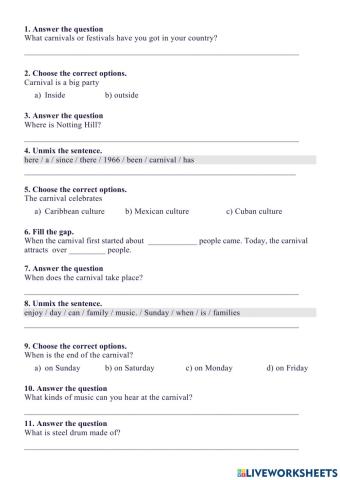 Go Getter 4. The Notting Hill Carnival