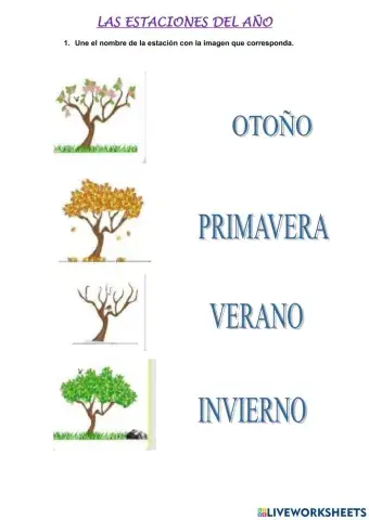 LAS ESTACIONES DEL AÑO