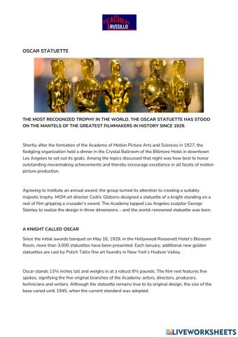 Ana the Oscar Goes to