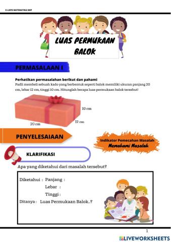 Lluas per,mukaan bangun ruang