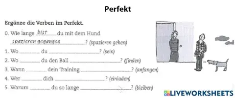JuKu A 1.2. Lektion 18: Perfekt