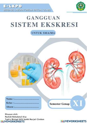 E lkpd uji gula dan albumin pada urine